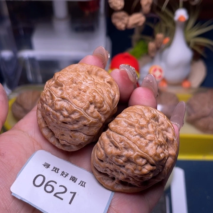 把件文玩核桃南瓜墩43-0621