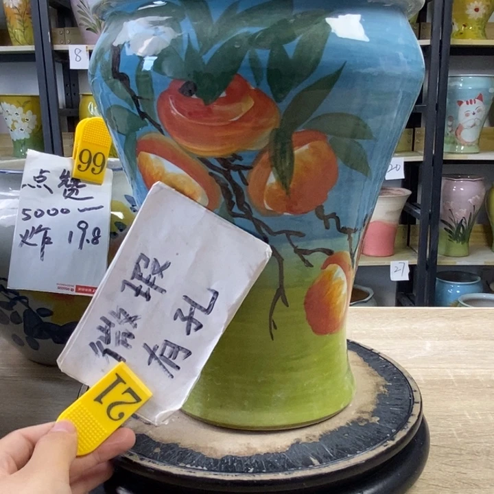 景德镇高温陶瓷花盆