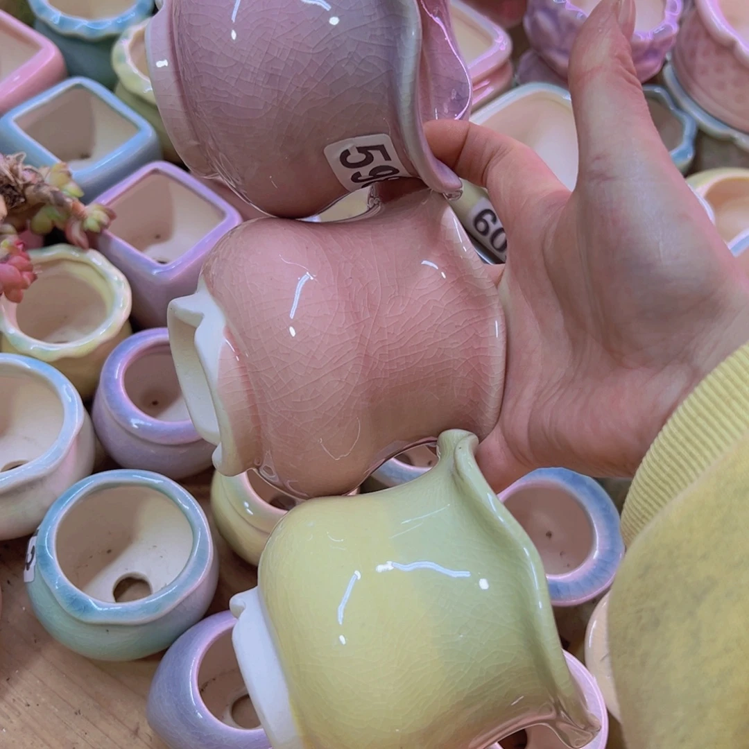 陶瓷花盆当场凑满12包邮