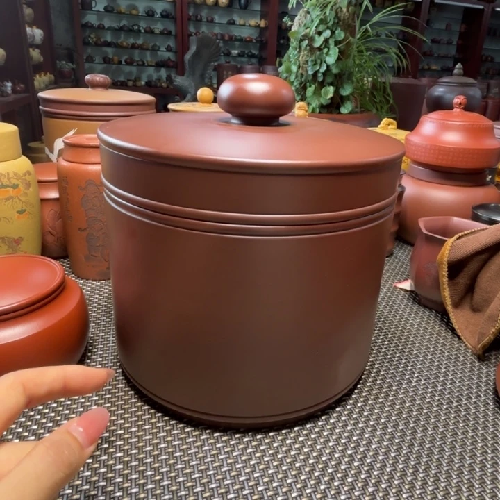 紫砂茶叶罐中高端紫砂茶叶罐