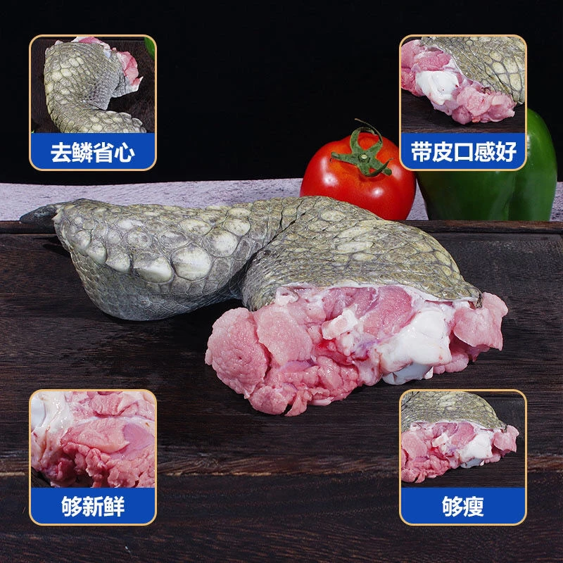 鳄鱼腿 新鲜现杀养殖