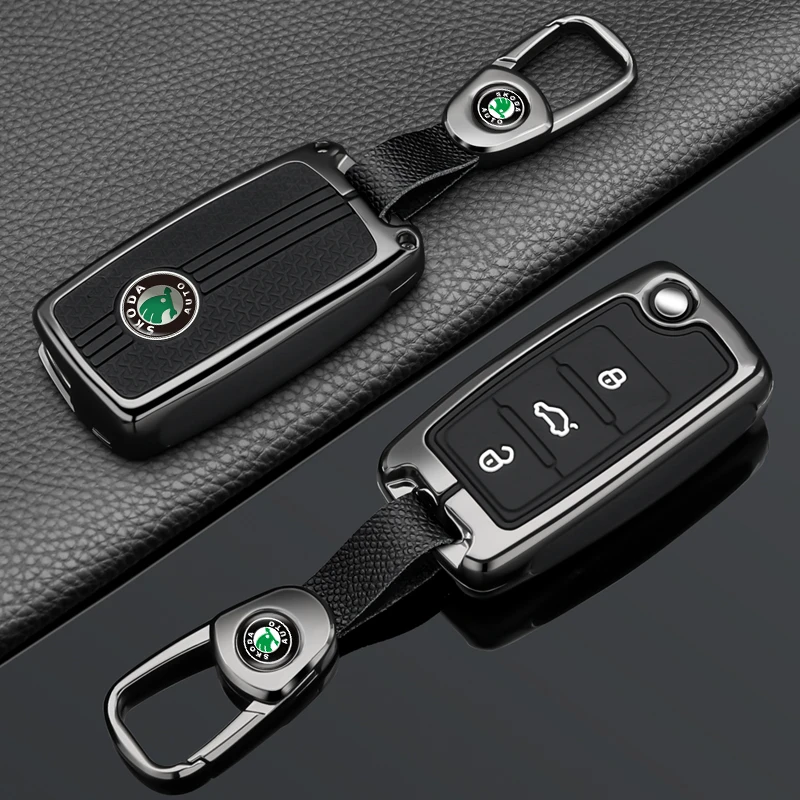 斯柯达明锐钥匙套速派柯迪亚克柯米克柯珞克昕锐昊锐汽车包扣壳