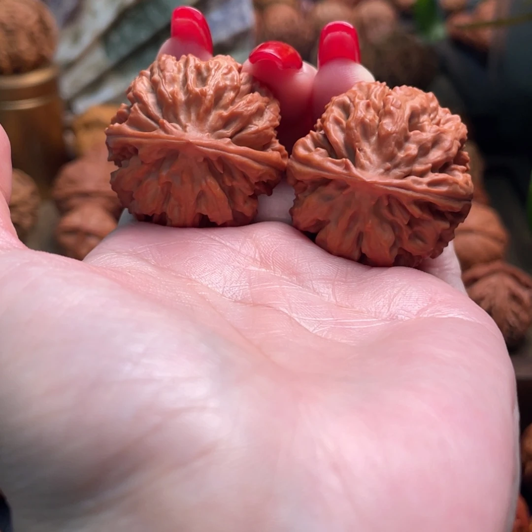 把件文玩核桃水波龙纹