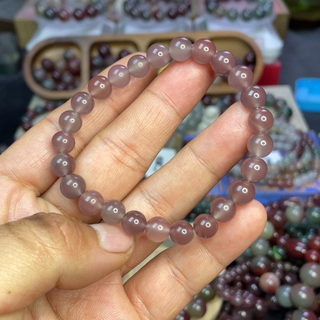 非金属秦紫玉手串