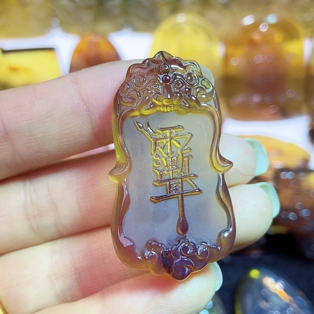 琥珀颈饰未镶嵌紫薇会31