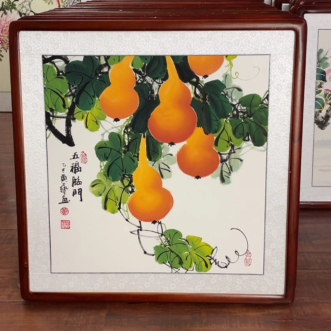国画带框尺寸63*63厘米