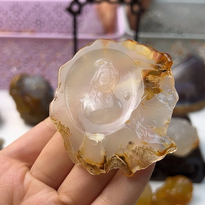 玛瑙/玉髓颈饰合金