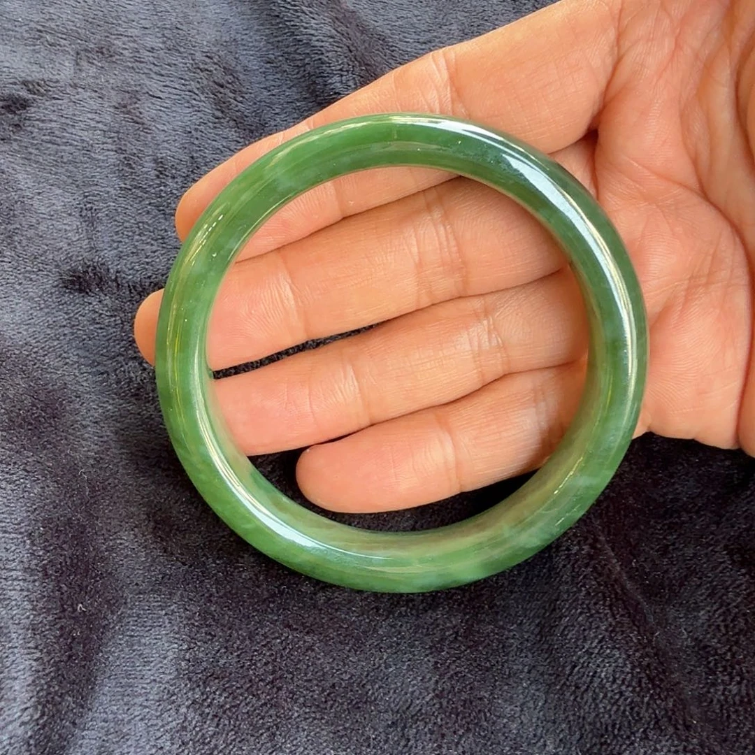 和田玉（碧玉）手镯未镶嵌