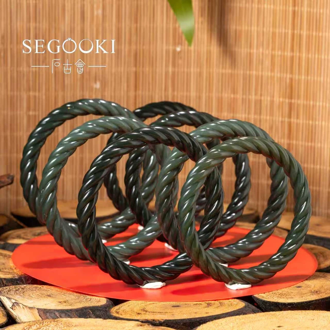 天然和田玉手镯-多样性发一-HTY617-不退不换