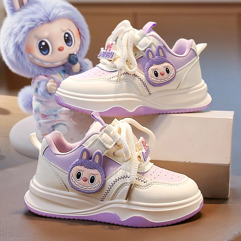 ABC拉布布女童鞋子2025新款夏季儿童运动小白鞋软底休闲板鞋女孩