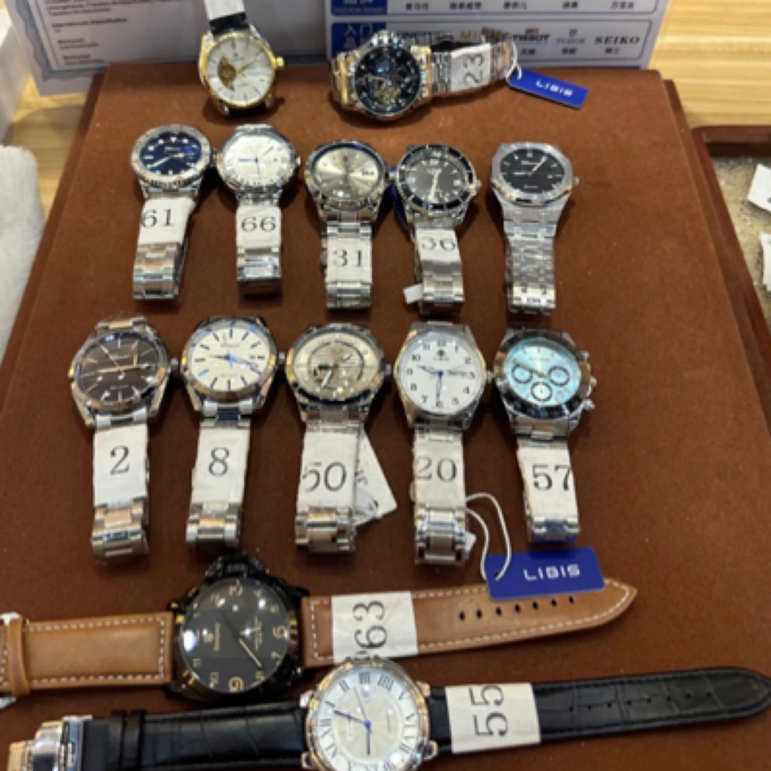 （直播间都在这里下单）下单找到对应号码去拍男士表带钢带防水