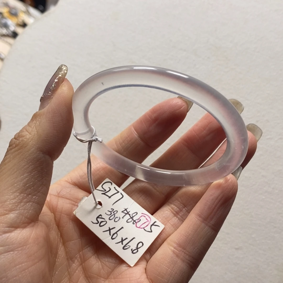 石英质玉未镶嵌手镯50圈特价不退换7号