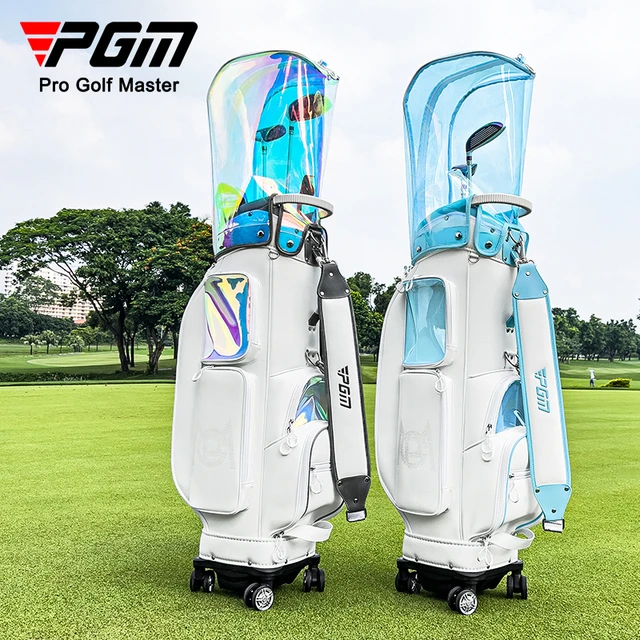 2025 PGM高尔夫球包女韩国女士超轻防水拉杆航空托运万向轮球杆袋