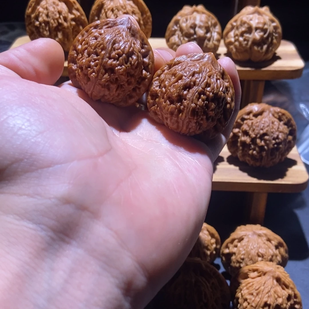 看***风吊坠文玩核桃七步沟38.5