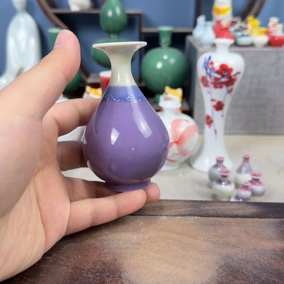 陶瓷手工小花器摆件