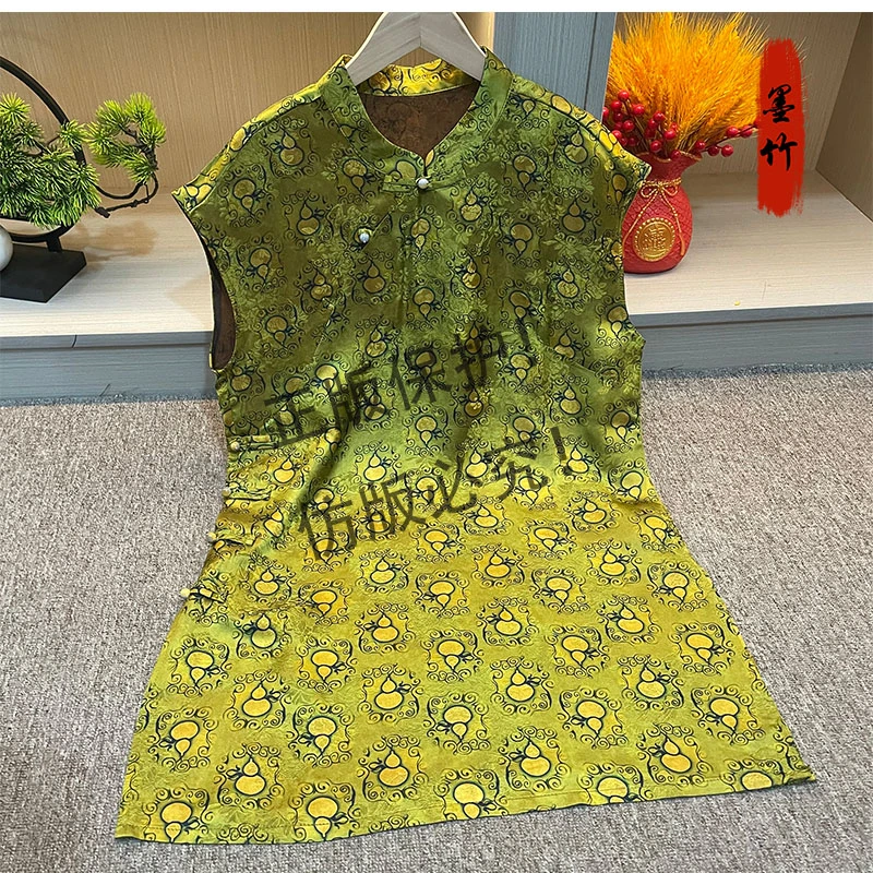 【69685】新中式中国风上衣马甲显瘦高定气质时尚女士无袖上衣