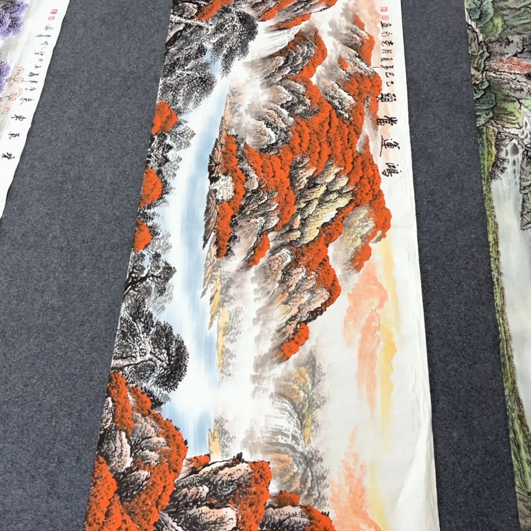国画国画作品老师手绘