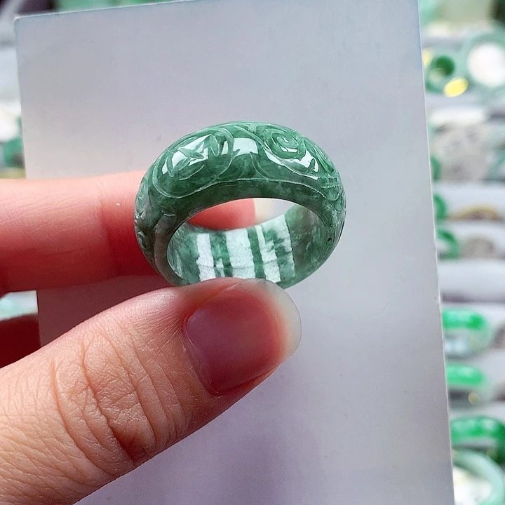 翡翠戒指未镶嵌22号