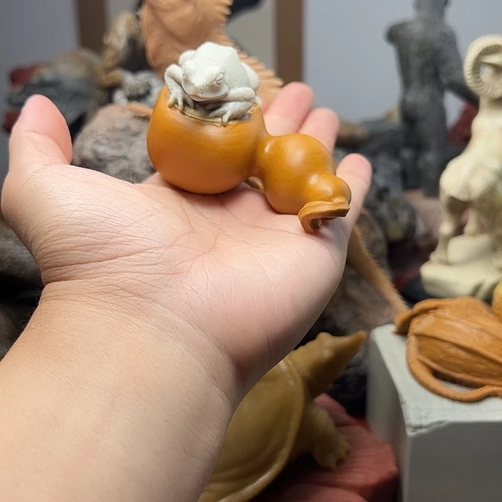 东北石松花石摆件