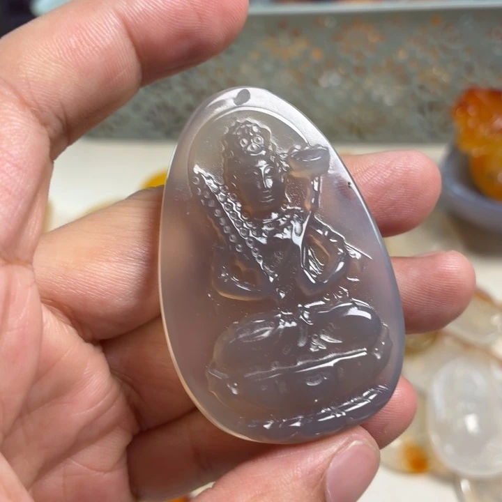 玛瑙/玉髓未镶嵌吊坠(不含链)