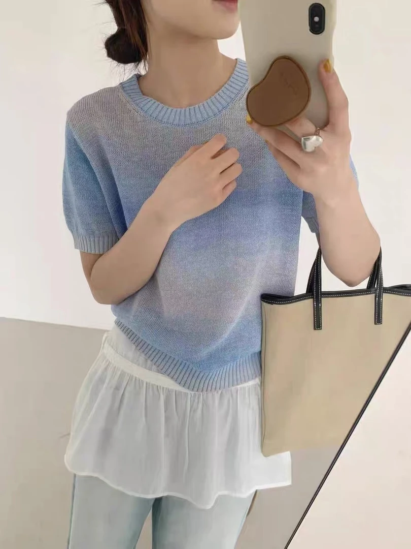 【201-300】春夏新款 时尚休闲百搭镂空洋气温柔韩系女装