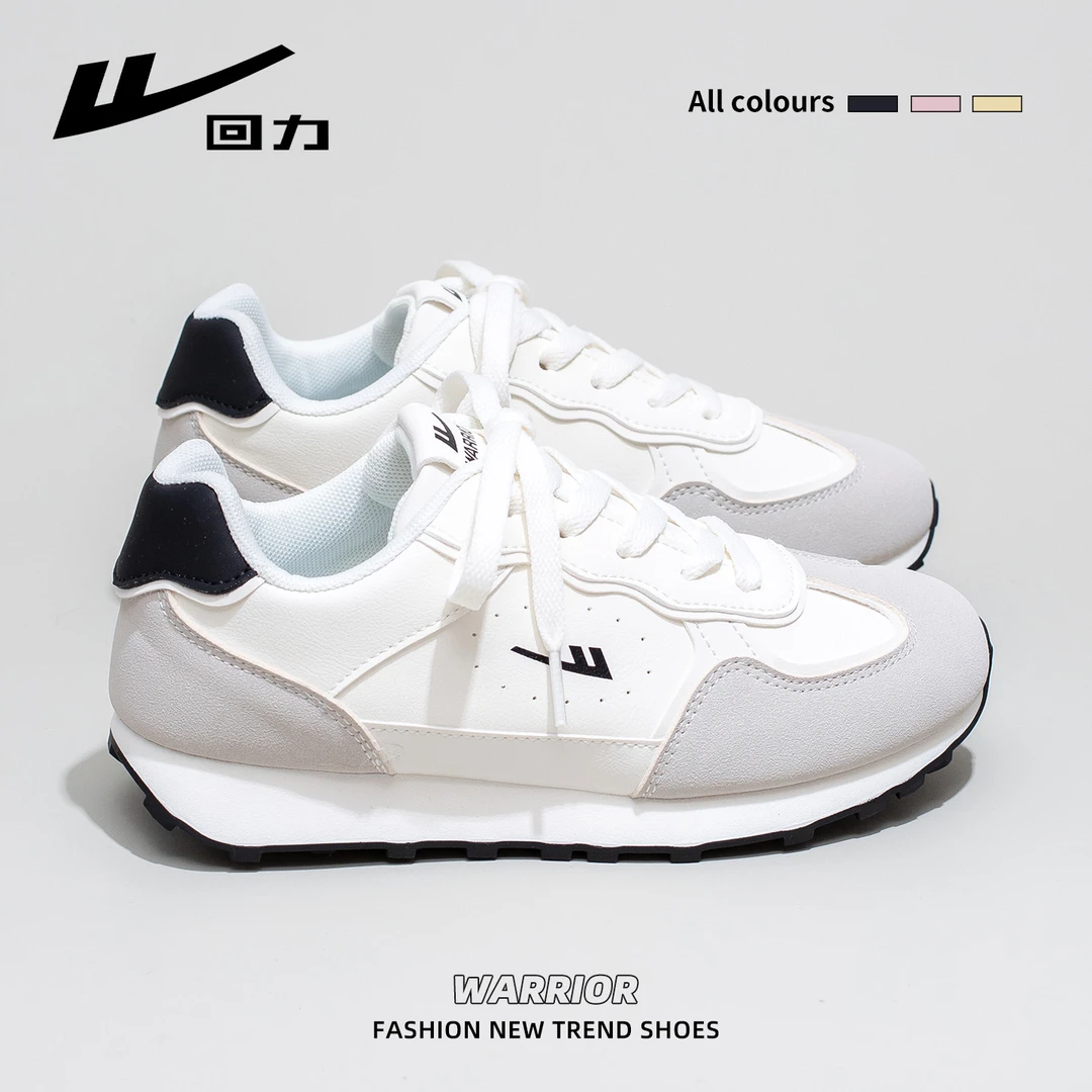 回力小白鞋女款2025爆款专柜正品夏季新款透气休闲芭蕾百搭泡芙鞋