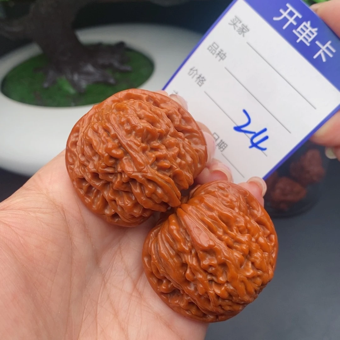 文玩核桃把件42四座楼24