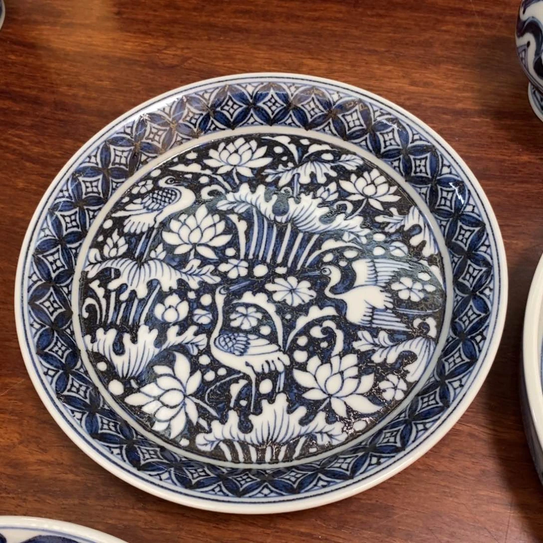 用****4仿元青花瓷器壶承