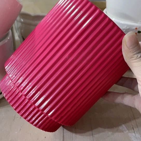 多肉绿植陶瓷花盆9.9包邮，有孔