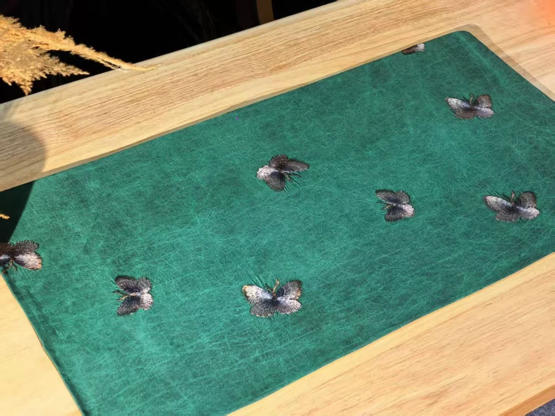 香云纱茶席65-35国潮复古禅意干泡