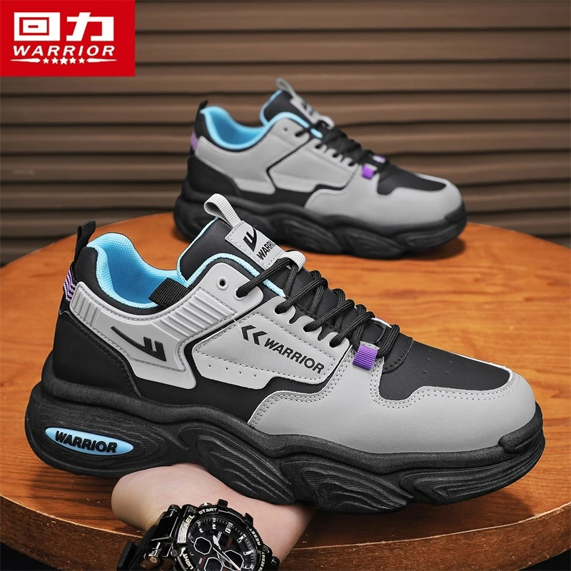 回力男鞋冬季2025新款轻便老爹运动休闲防滑厚底旅游耐磨户外潮鞋