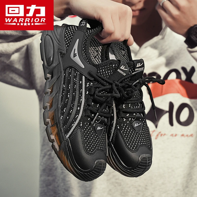 回力男鞋椰子鞋男款2025新款减震跑步鞋网面透气休闲鞋夏季溯溪鞋