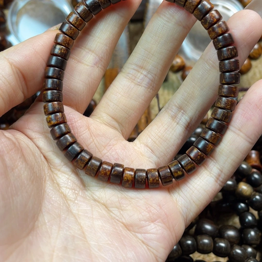 贡木其他贡木手串7.4龙鳞药片珠