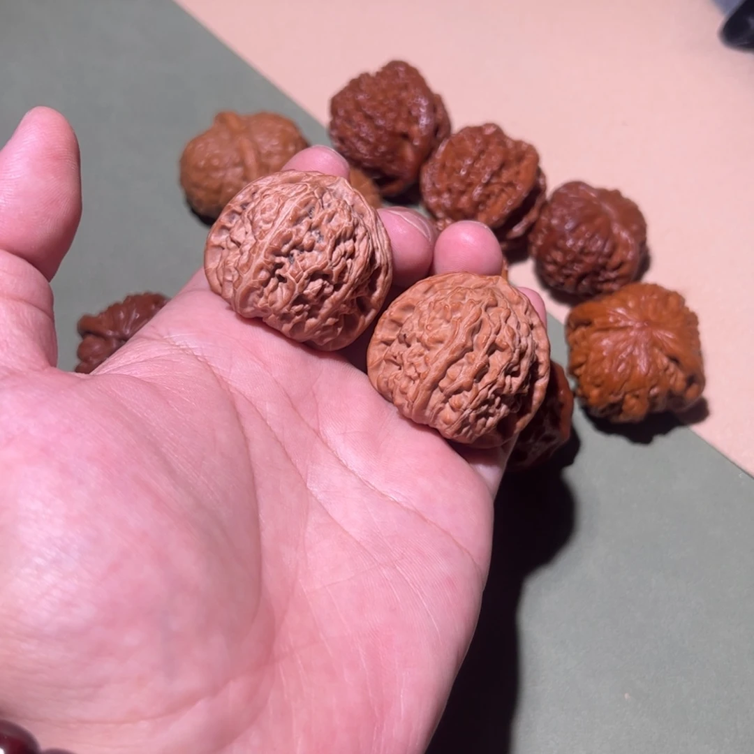 桃核把件38白狮子球白（全品）