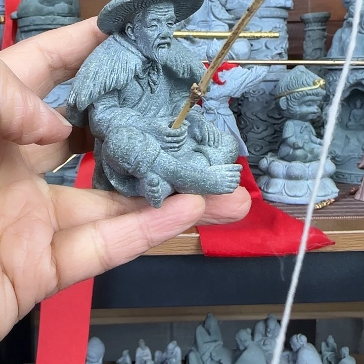 石材大号农夫钓鱼