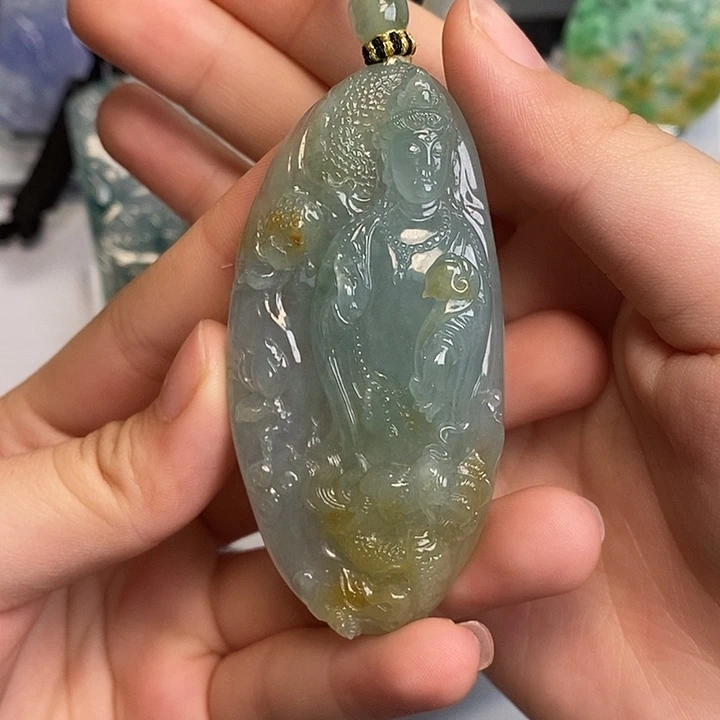 颈饰未镶嵌翡翠翡翠A货