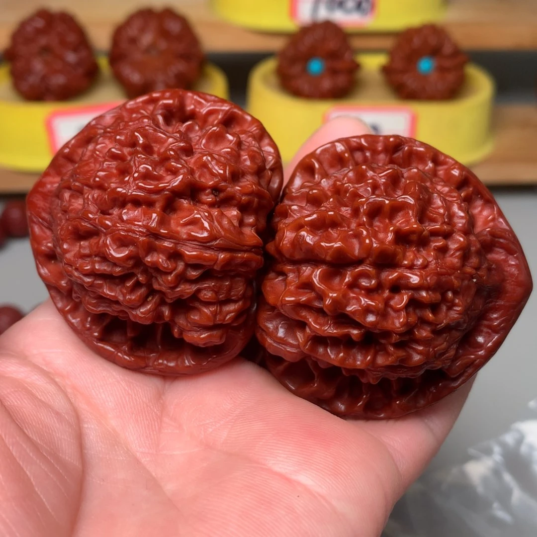 文玩核桃把件官帽