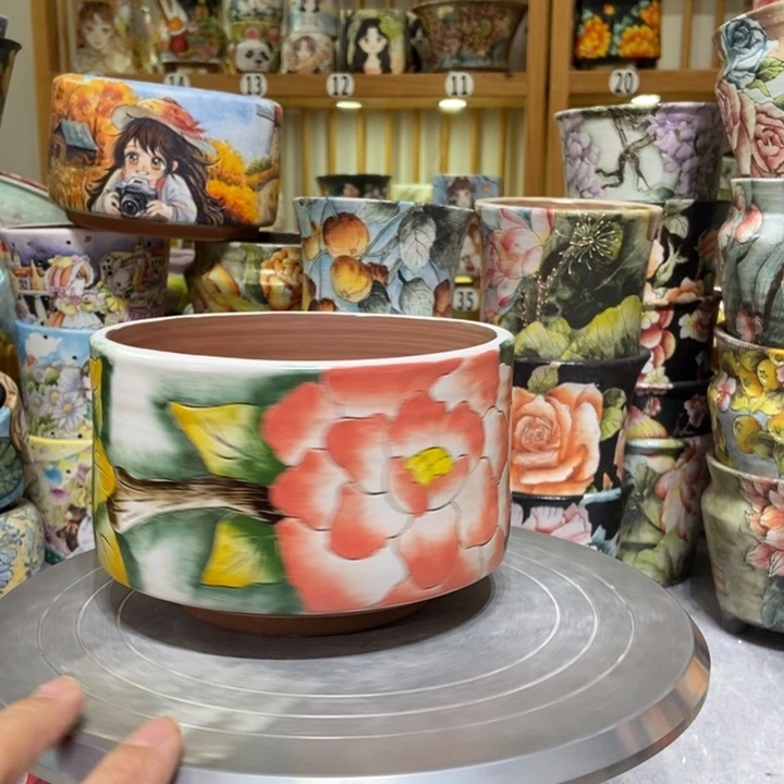 景德镇艺术手绘作品