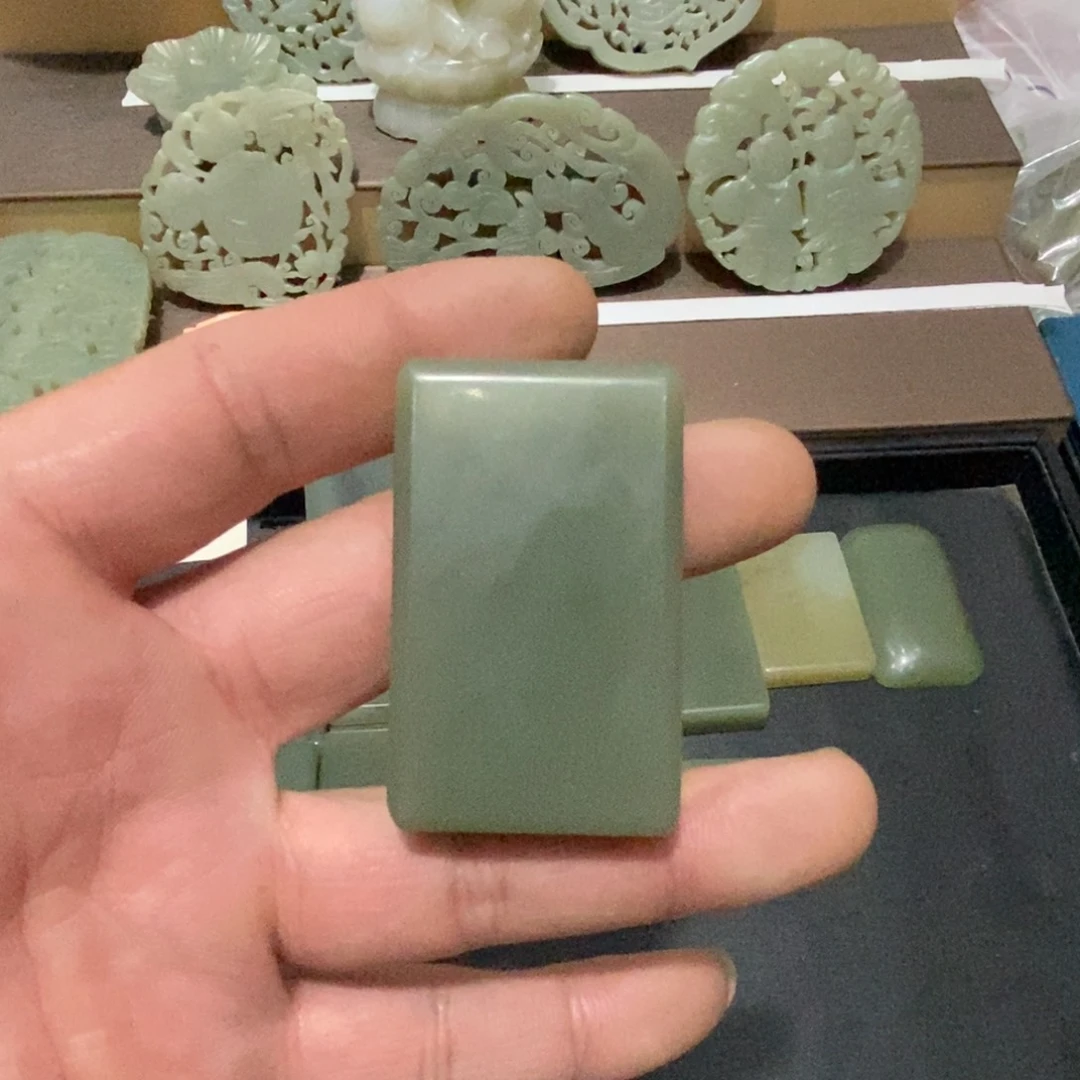 和田玉未镶嵌颈饰河****632