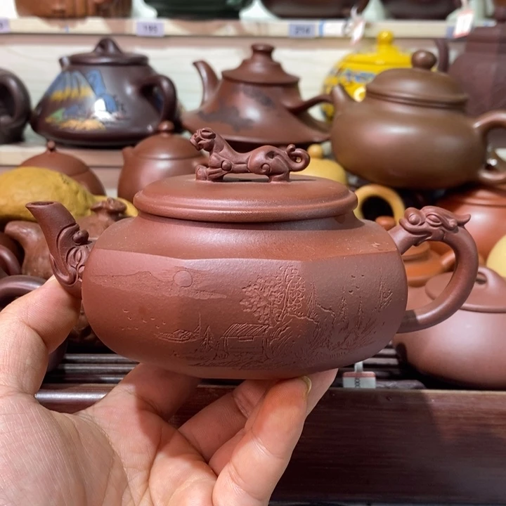 茶壶紫砂精工制作