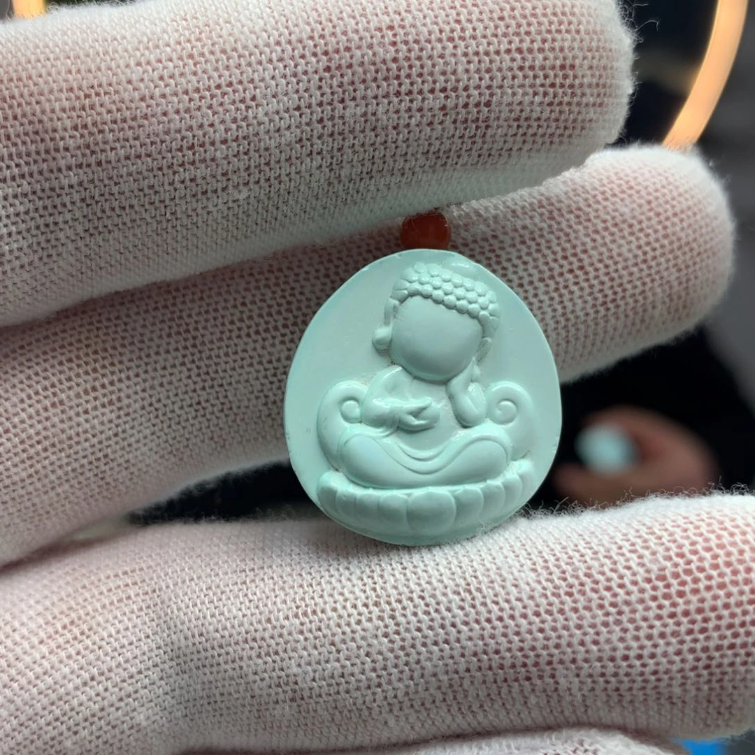 绿松石挂件未镶嵌