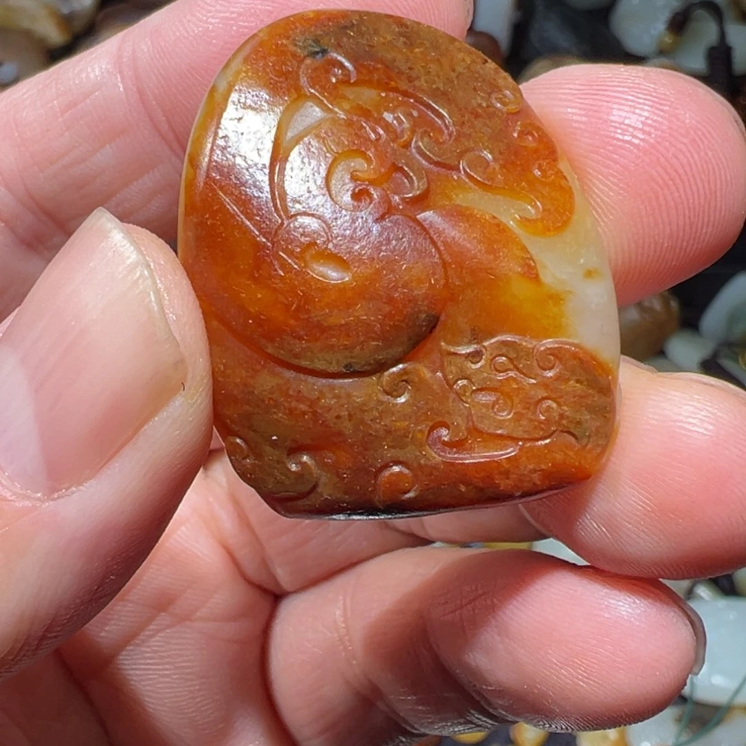 和田玉吊坠(不含链)未镶嵌