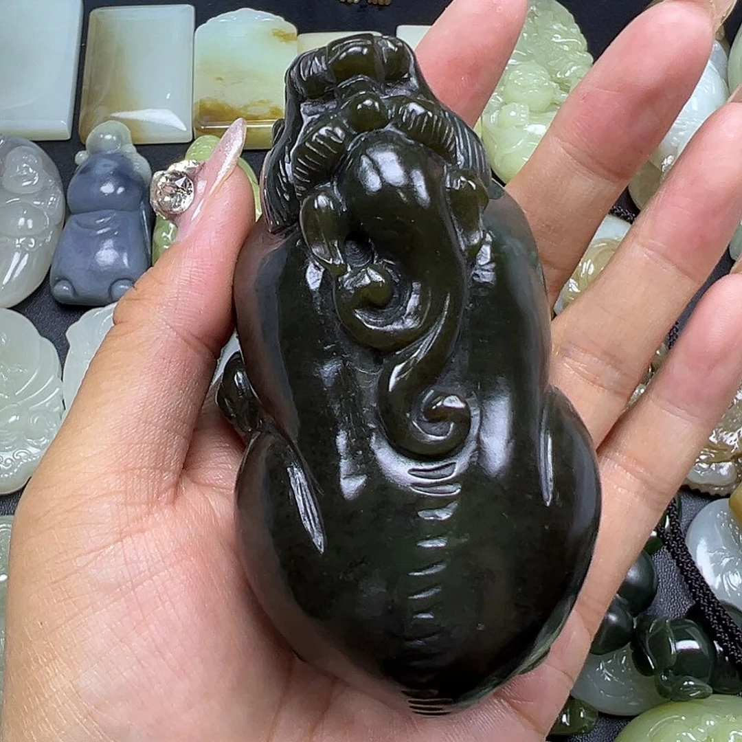 再***年和田玉未镶嵌吊坠(不含链)