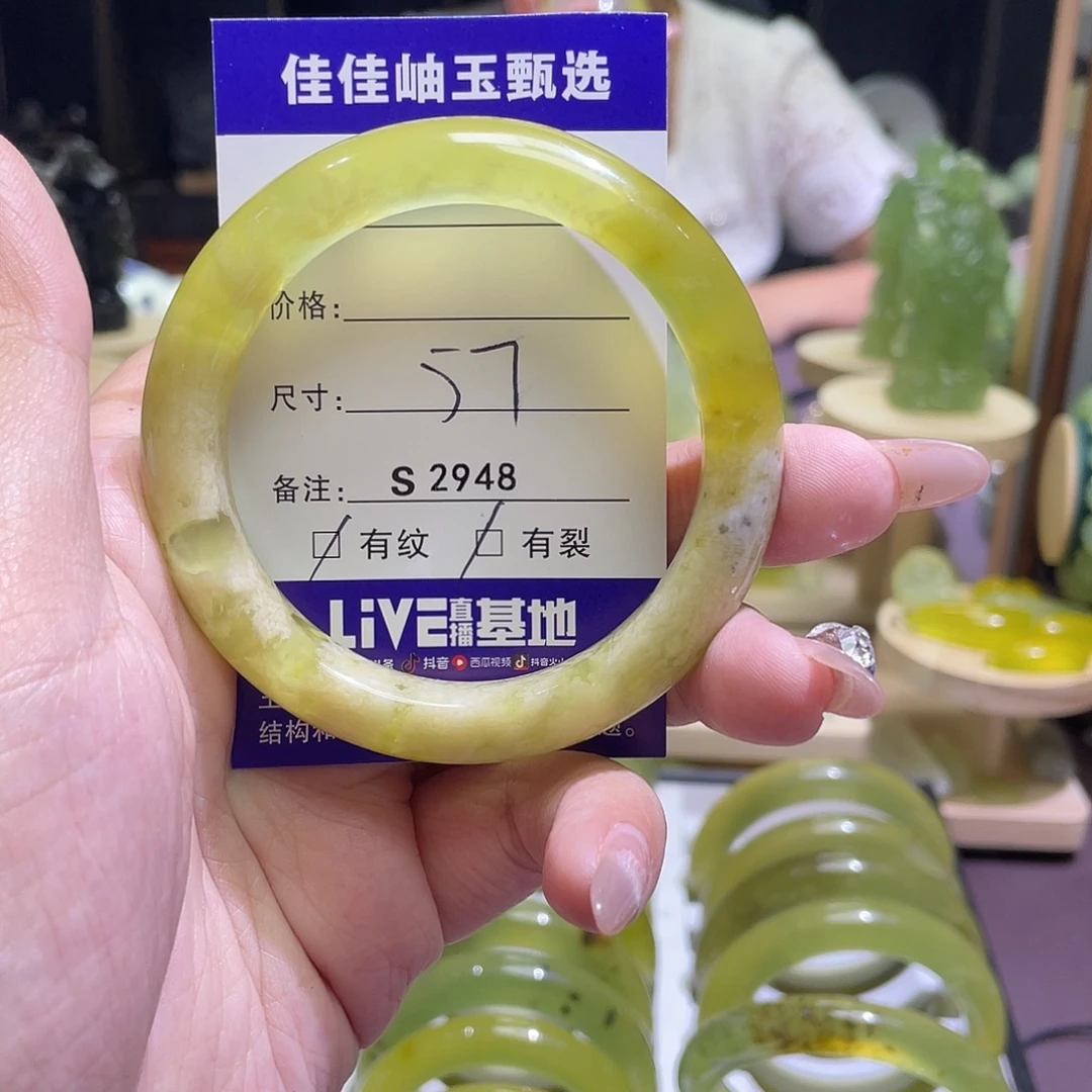 蛇纹石玉未镶嵌手镯2948
