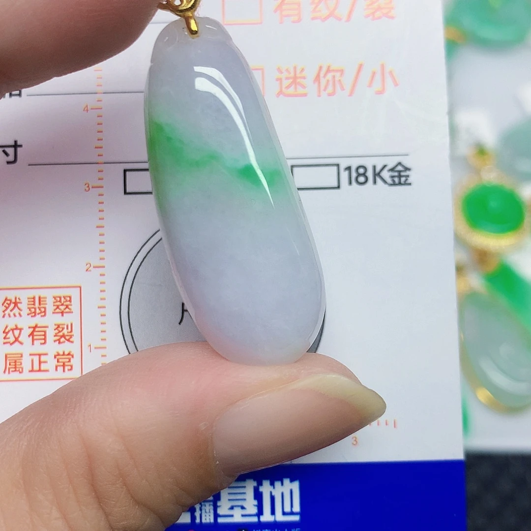 翡翠未镶嵌颈饰24667854