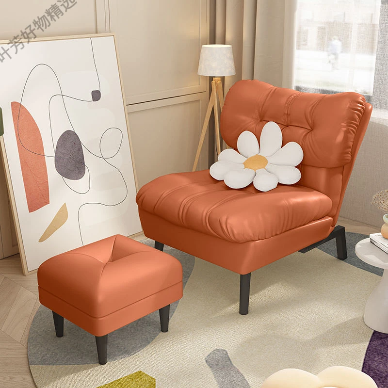 新疆西藏包邮网红懒人沙发单人云朵躺椅超软小沙发休闲榻榻米单人