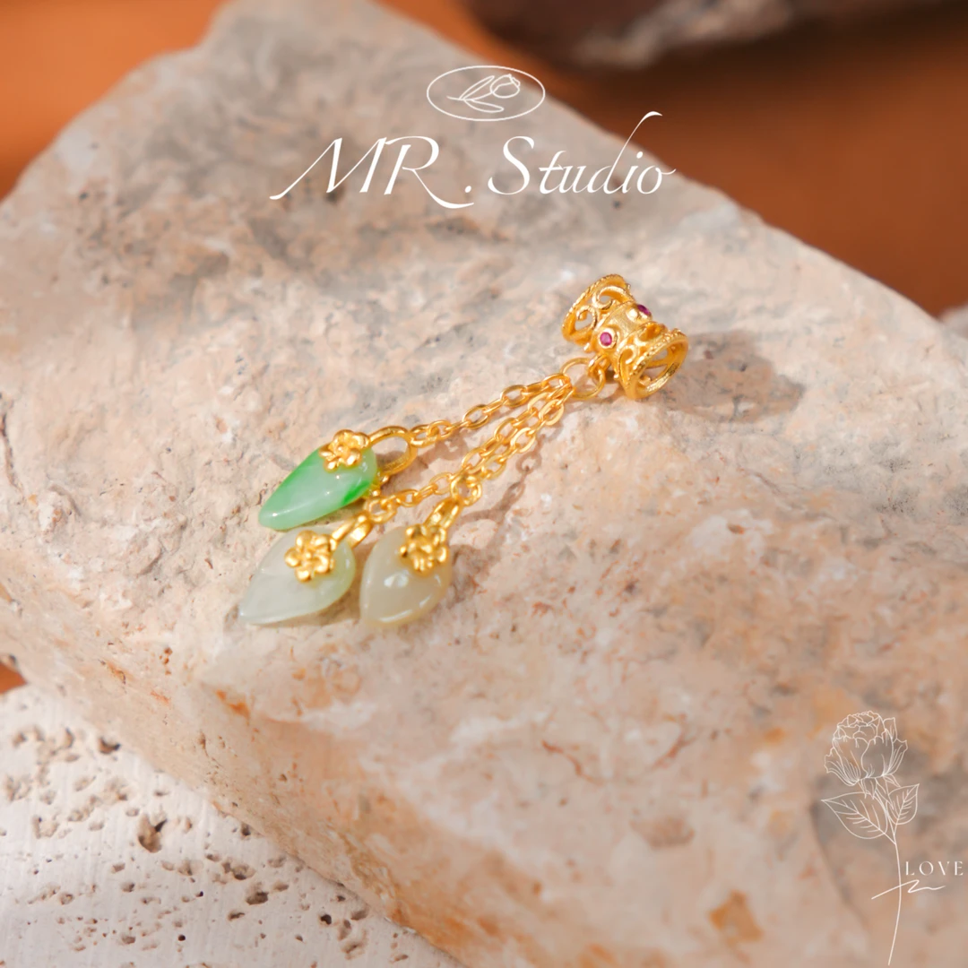 木润【翡翠】S925银天然A货翡翠吊坠（赠链