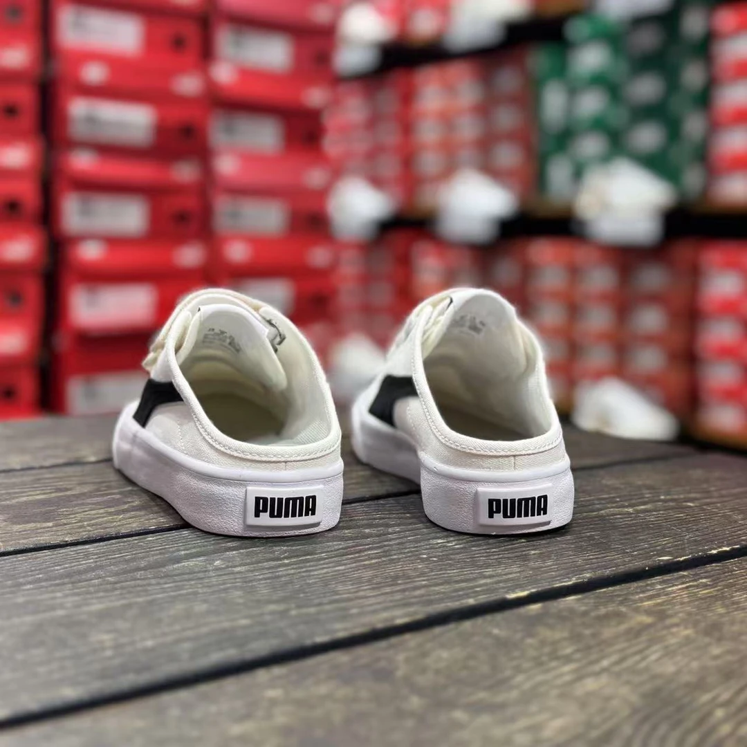 彪马/Puma 夏季新款半拖懒人一脚蹬女子帆布鞋休闲运动鞋394289