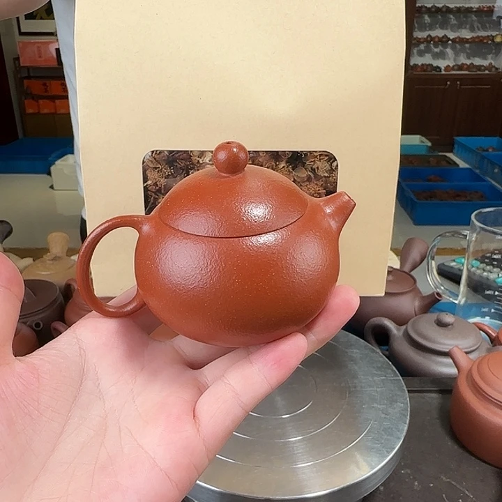 茶壶紫砂西施降坡120茶花