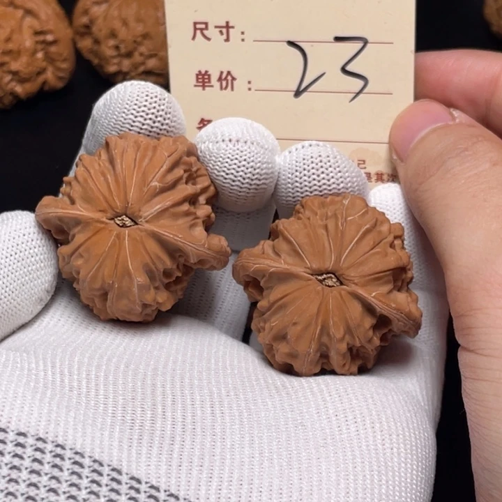 把件文玩核桃磨盘38尺全品白茬23